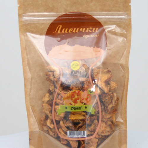 Лисички сушені "Дари Гуцульщини" дой/пак 30г